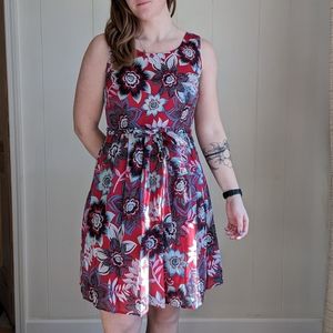 🍂 Talbots floral cotton dress
